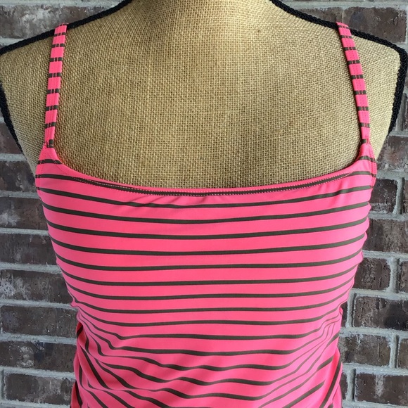 La Blanca Striped Bathing Suit - Picture 1 of 8